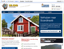 Tablet Screenshot of dejongverhuizingen.com